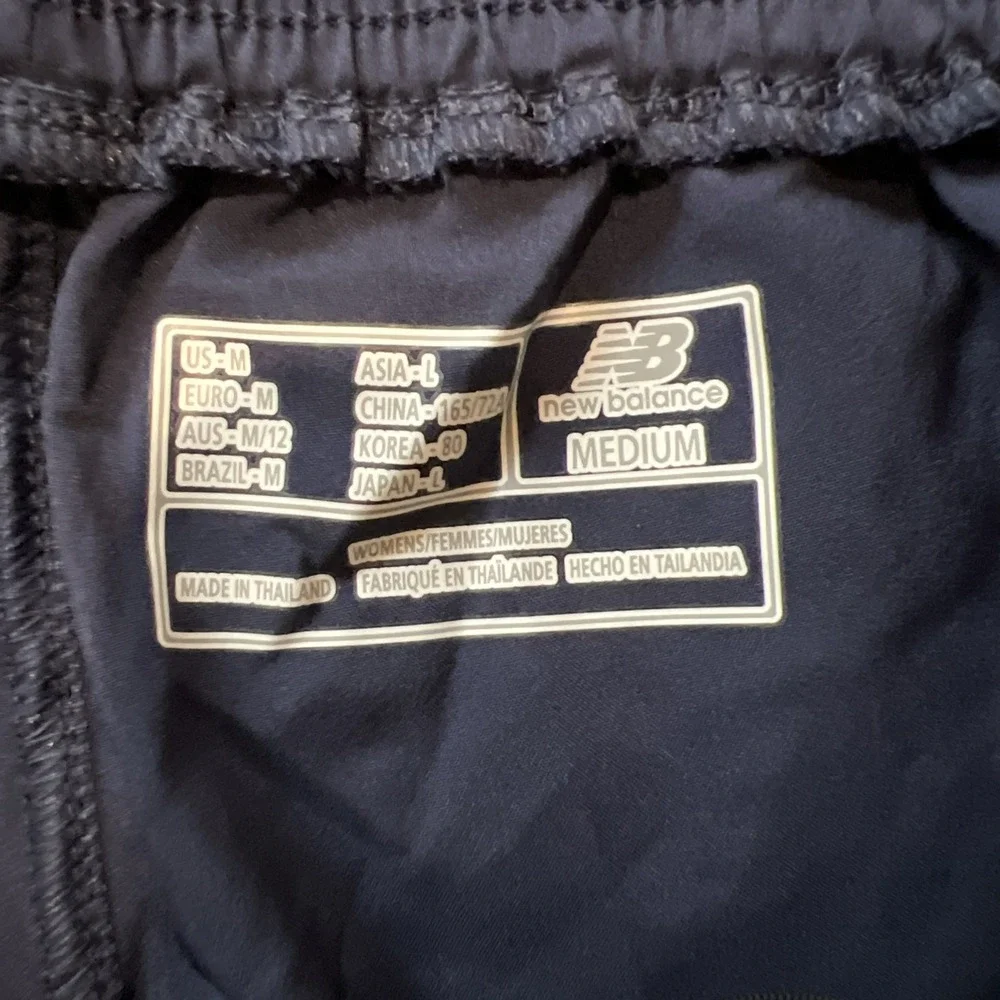 New Balance Men's Navy Training Shorts Size Medium Running Athletic New - Picture 5 of 9